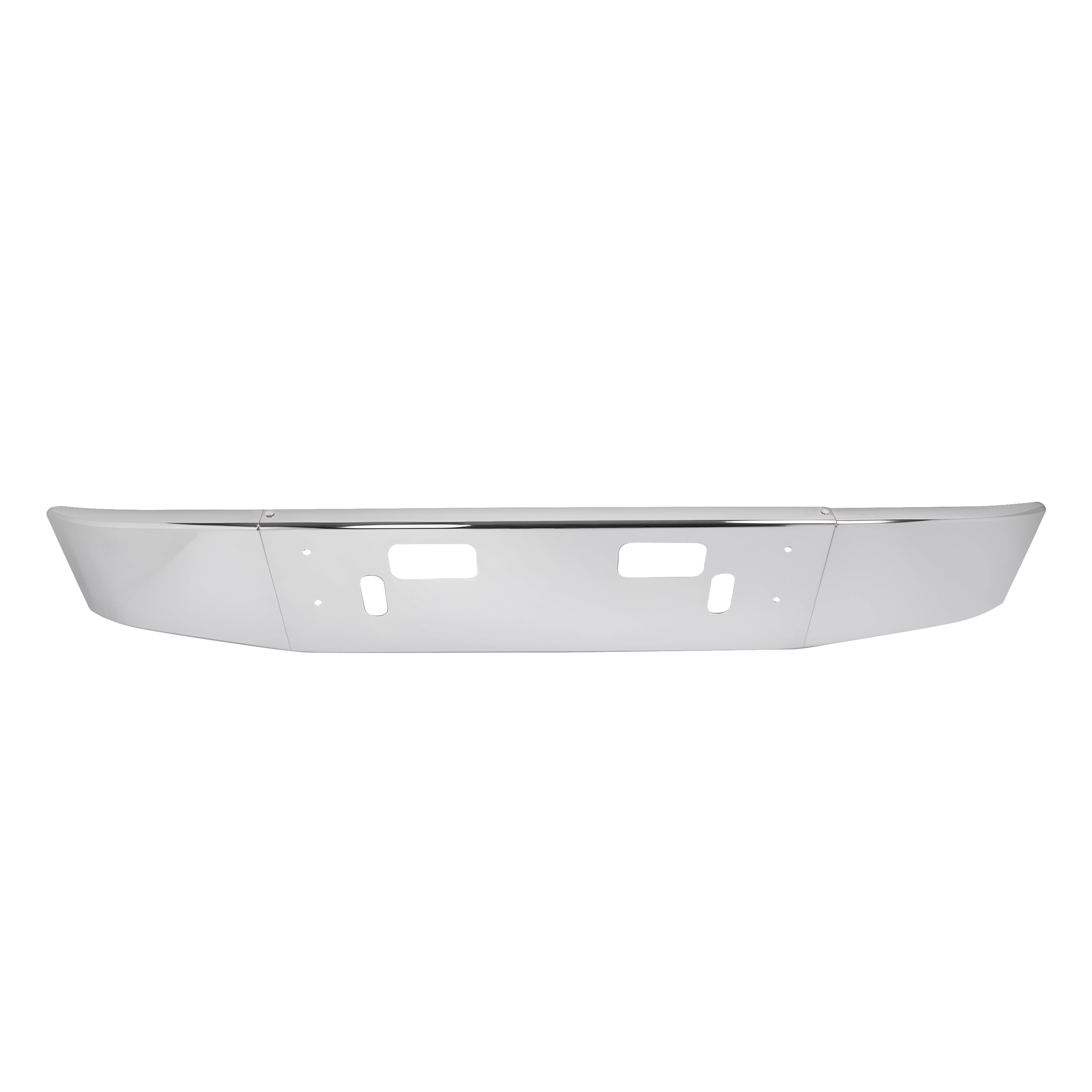 Kojem Front Bumper Compatible with 2012-Up Freightliner 114SD Steel Chrome Silvery