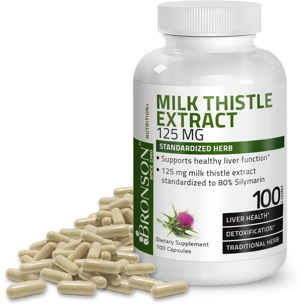 Bronson Milk Thistle Extract, 100 Capsules