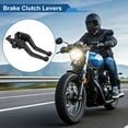 thumbnail image 2 of Palancas de freno y embrague cortas únicas para Yamaha MT-10/FZ-10 2017-2021, palanca de freno ajustable en 6 posiciones, aleación de aluminio negra, 1 par, 2 of 7