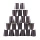 thumbnail image 2 of 20 vasos de papel (9 oz) - Colores lisos para catering de cumpleaños (negro) Negro, Negro, 2 of 5