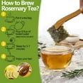 thumbnail image 3 of MindyLLL Premium Rosemary Leaf Tea Bags - Natural Herbal Infusion, Caffeine-Free for Mental Clarity & Digestive Comfort, Chines Herbal Tea Bgas (50 Count), 3 of 5