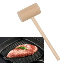 GOOHOCHY 4 Pcs Wood Hammer Meat Tenderiser Mallet Tenderizer Pounder