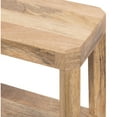 thumbnail image 6 of Kate and Laurel Talcott Modern Narrow Rectangle Wood Side Table, 16 x 10 x 25, Natural Wood, Transitional Decorative Slim Two-Tier End Table for Use as a Bedroom Nightstand or Living Room Accent, 6 of 8