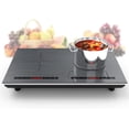thumbnail image 1 of POTFYA Double Induction Cooktop,4000W 24 inch Double Burner, 9 Power Levels, 9 Temperature Levels,Kids Safety Lock & Timer, Overheat Protection,110V Induction Cooktop with 2 Burner, 1 of 7