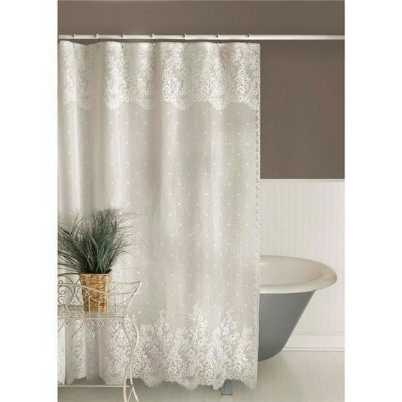 SP-1420C Floret 72 X 72 Shower Curtain