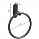 thumbnail image 2 of JM Baño circular perforado blanco espacio aluminio toallero toallero toallero 1 pieza Electrónica, 2 of 2