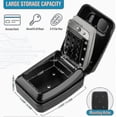 thumbnail image 2 of Wall Mounted Waterproof Key Safe Outdoor Key Box Key Safe Box Wall Mounted Safe - Use Your Keys Safe, 2 of 5