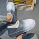 thumbnail image 5 of Pantufla Pantuflas cálidas para hombre, pantuflas antideslizantes de felpa con punta cerrada para invierno (gris 41-42) Wdftyju Tenis De Mujer Tenis De Hombre, 5 of 5