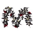 thumbnail image 2 of Guirnalda de flores colgantes decorativas de rosas artificiales para decoración de festivales de Halloween, 180 cm, 2 of 10