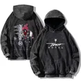 thumbnail image 3 of Sudadera con capucha lavada de Tokio Hotel, ropa de calle de hip hop, sudaderas de Tokio Hotel Kaulitz 89, sudaderas para hombre y mujer, camisetas holgadas informales retro de gran tamaño, 3 of 5