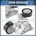 thumbnail image 6 of Unique Bargains Belt Tensioner Drive Belt Tensioner Pulley Assembly for Chrysler 200 2015-2017 2.4L L4 No.04627742AA Metal 1 Pc, 6 of 7