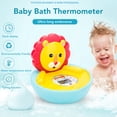 thumbnail image 3 of Termómetro De Agua Para Bebé, Seguro Que Se Apaga Automáticamente, Multifuncional, IP67, Resistente Al Agua, Inteligente, Termómetro De Baño Para Bebé Con Pila De Botón, 3 of 7