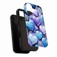 thumbnail image 3 of Winter Snowflake Heart iPhone Case for Women Men, Holiday Gift & Valentine's Day Present, Compatible with iPhone 11/12/13/14/15/16 (Pro Max/Plus) Soft TPU Case, 3 of 9