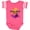 Football Pink and White, variant on Inktastic Miami Beach Florida Vacation Sunset Girls Baby Bodysuit