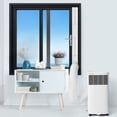 thumbnail image 4 of Portable Air Conditioner Window Kit with Coupler Adjustable Window Seal for AC Unit, Sliding AC Vent Kit for Exhaust Hose, Universal for Ducting with 5.9 Inches Diameter, 4 of 4