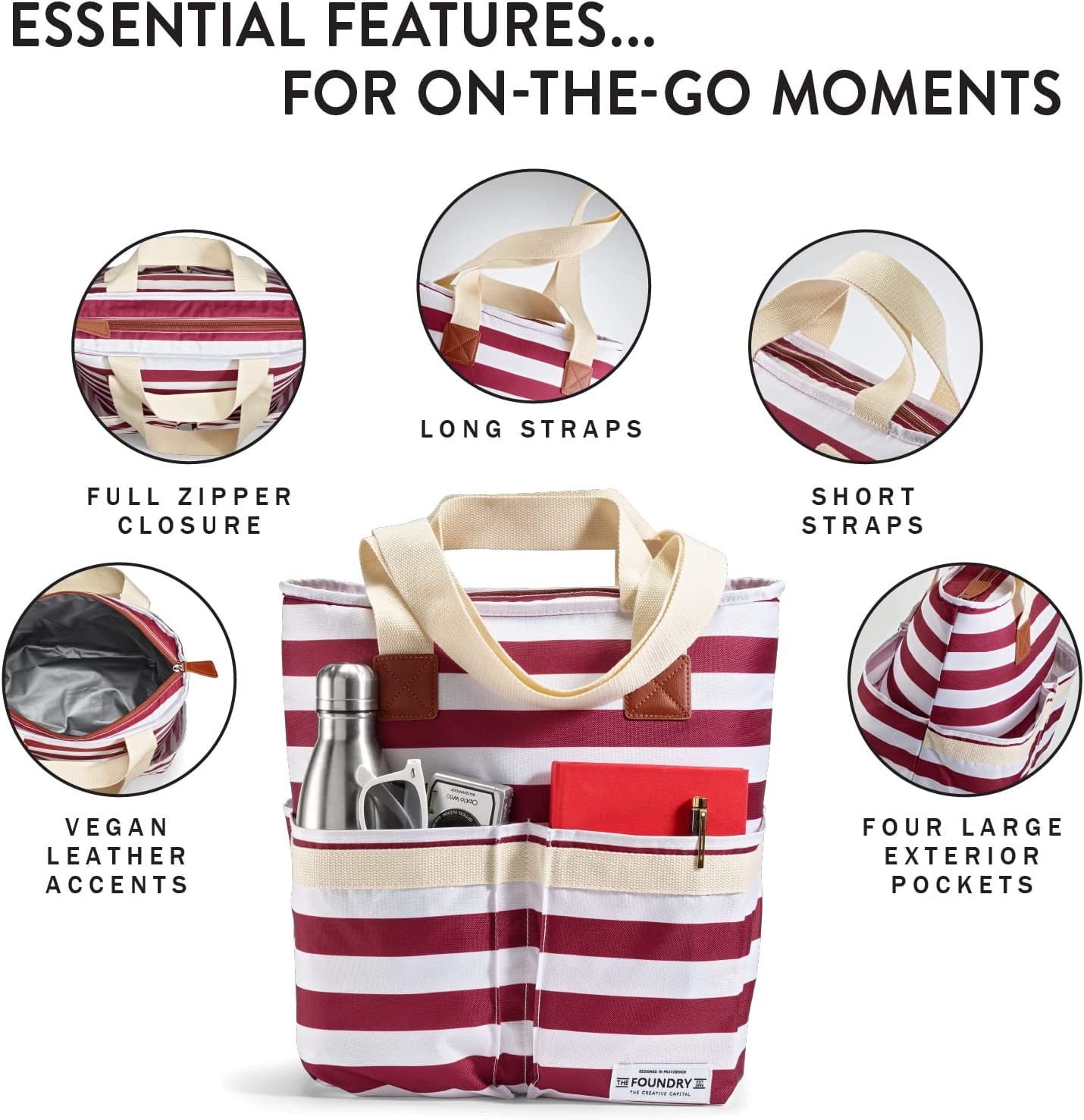Fitfreshffmerlotnewportstripetote
