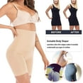thumbnail image 3 of Lilvigor High-waisted Tummy Control Panties for Women Seamless Thigh Slimmer Shapewear Briefs Plus Size, 3 of 7