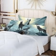 thumbnail image 7 of GZHJMY Wolves in Winter Snow Plush Pillow Case,Zippered Bed Pillow Pillowcases,Super Soft and Cozy Pillowcase Covers for Sleep - Queen Size 20x30in Home Decor, 7 of 7