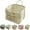 B, variant on Boho Fabric Storage Basket, Large Capacity Fabric Storage Basket, Boho Floral Laundry Baskets for Storage, Collapsible Laundry Hamper with Easy Carry Handles for Clothes Sundries Toys (A)