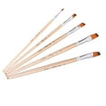 thumbnail image 2 of Jiandong Nylon Paintbrush Paint Brushes Brush Oil Painting Set Detail Art Artist Professional Drawing Bulk Watercolor Roller Nylon Acrylic(7.87X0.47X0.39Inch), 2 of 10