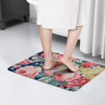 thumbnail image 4 of Pioneer Flower Floral Print Flannel Non Slip Door Rugs,Washable Door Mats Indoor,Decorative Door Mats,Dirt-Resistant and Absorbent Doormat for Entrance,Bedroom,Kitchen,Bathroom,23.5"x16", 4 of 5