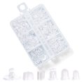 thumbnail image 1 of Kit de 600 cierres para aretes de silicona transparente suave Nkwuire, 1 of 7