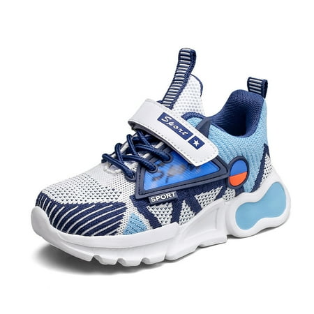 

Kids Boys Soft-soled Sneakers Lightweight Breathable Non-slip Running Shoes