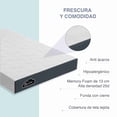 thumbnail image 4 of Colchón Matrimonial En Caja Memory Foam 13 Cm Hipoalergénico blanco, 4 of 7