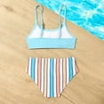 thumbnail image 7 of Edvintorg 6-14Years Teenage Swimsuits Kids Girls Bikini Set Solid Color Tank Top with Briefs Two Piece Bathing Suit Summer Beachwear Swimwear for Girls, 7 of 7