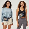thumbnail image 3 of Chic Botanical Fanny Pack – Floral Waist Bag with Wild Garden Bloom, Bees, & Watercolor Nature Design, 3 of 4