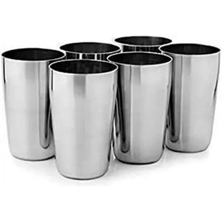 mnjin stainless steel cups shatterproof cup tumblers metal