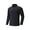 Black, variant on UPF 50+ Long Sleeve Shirts for Men - Quarter Zip Pullover Quick Dry Rash Guard for Running Golf Fishing Workout Black 18(XXXXXL)