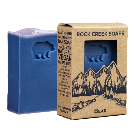 Rock Creek Soaps - Vegan Bar Soap - Bear
