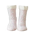 thumbnail image 2 of Naierhg Thermal socks 1 Pair Women Socks Dot Plush Autumn Winter Sweet Lightweight Floor Socks for Living Room 4, 2 of 8