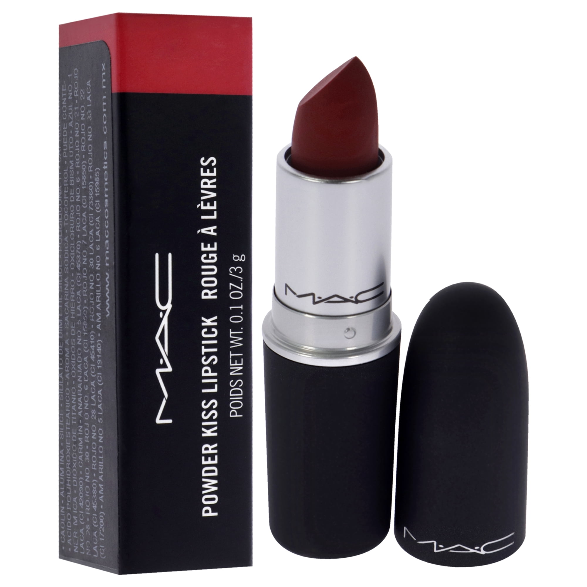 Powder Kiss Lipstick - 935 Ruby New by MAC for Women - 0.1 oz Lipstick