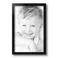 thumbnail image 2 of ArtToFrames 8" x 14" Satin Black Tall Picture Frame, 8.5x14 inch Black Wood Poster Frame (WOM-1852), 1 Pack, 2 of 8