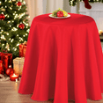 thumbnail image 5 of Collections Etc 70 Inch Round Solid Colored Tablecloth, 100% Durable Polyester, Sage Green, 5 of 7