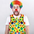 thumbnail image 5 of Disfraz de Payaso Peluca de Payaso Accesorios para Nariz de Payaso Guantes Blancos con Pajarita para Mujeres Hombres Adultos Fiesta de Carnaval, 5 of 5