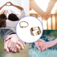 thumbnail image 2 of serony Bague de couple style Punk, Bague d'Index Personnalisée et à la Mode, 2 of 7