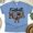 CarolinaBlue, variant on Football Mama Shirt | Leopard Print Bow Graphic Tee for Game Day, Black, Size M