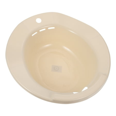1Pc Sitz Bath Postpartum Care Wash Basin Toilet Seat Sitz Bath Squat Free Basin