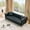 Black PU, variant on 81" Modern Leather Couch for Living Room,Modern Leather Chesterfield Sofa with Deep Seats and 2 Pillows,Chesterfield Couch Handmade Button Tufted 3 Seater Sofa 3 Seater Sofa with Button Tufted, Sleepe