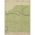thumbnail image 2 of USGS 25x32 Gold Ornate Wood Framed with Double Matting Museum Art Print Titled - Fontana North Carolina Quad - USGS 1935, 2 of 4