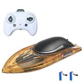 thumbnail image 2 of Barco de control remoto para adultos y niños, lancha ráspida de control remoto de alta velocidad de 2.4ghz para piscina y lago, Juguete eléctrico de botes con luz lider, 3, 2 of 7