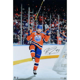 Connor McDavid Edmonton Oilers Highland Mint 13'' x 13'' Impact Jersey  Framed Photo