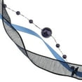 thumbnail image 2 of pitrice 10m DIY Applique Sheer Mesh Beaded Lace Trim Ribbon for Decor 20mm Navy, 2 of 9