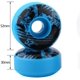 thumbnail image 3 of KAIYANG Juego de 4 ruedas de repuesto para patineta, de PU, para exteriores, cruiser y longboard, de 52 mm x 30 mm, color azul, 3 of 5