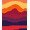 Orange, Pattern 1, variant on ODIKA 4'x6' Machine Washable Non-Slip Area Rug, Ombre Orange High Traffic Rug, Orange, 1100387