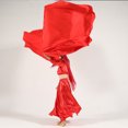 thumbnail image 7 of Baisdan Dance Rectangle Flag Worship Flag Church Praise Dance Accessories Satin Red 1 Pair, 7 of 7