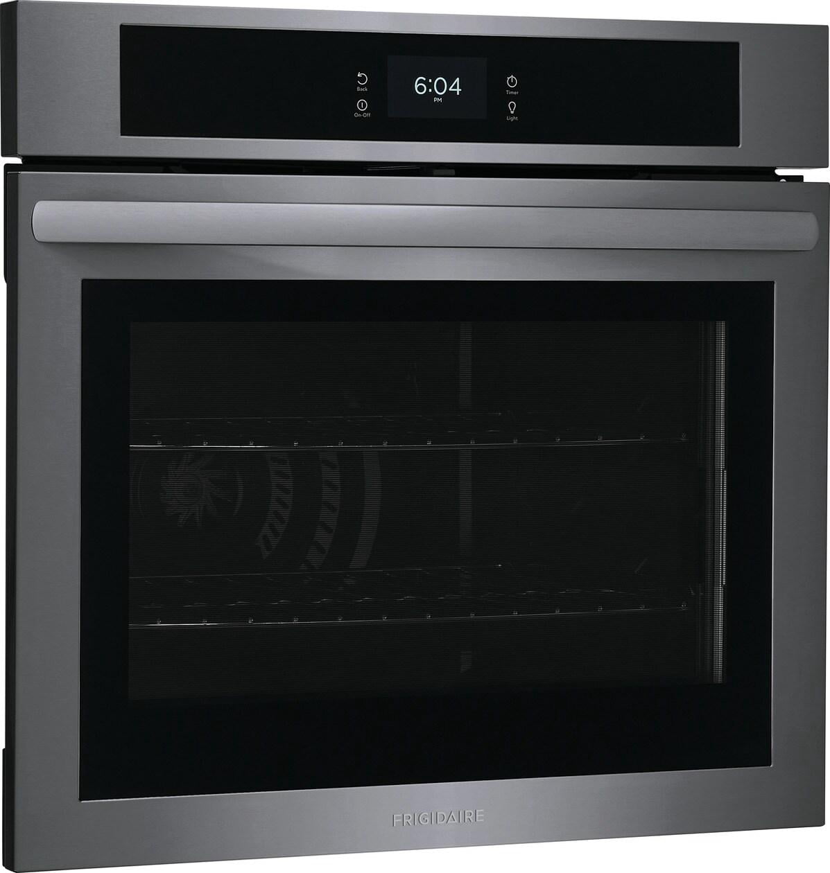 Frigidaire FCWS3027AD 30 inch Black Stainless Single Convection Electric Wall Oven